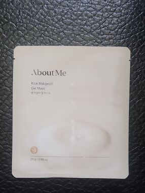 About Me Rice Wine Makgeolli Gel Hydrogel Mask